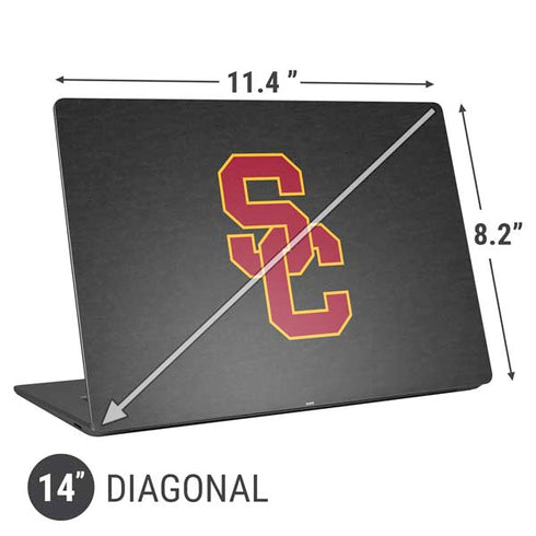 University of Southern California USC Dark Grey Logo Universal Laptop 14in (11.4 x 8.2in) Skin