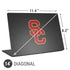 University of Southern California USC Dark Grey Logo Universal Laptop 14in (11.4 x 8.2in) Skin