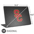 University of Southern California USC Dark Grey Logo Universal Laptop 18in (14.6 x 10.6in) Skin