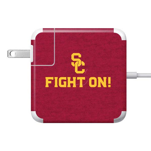 University of Southern California USC Fight On 85W Power Adapter (15 and 17 inch MacBook Pro Charger) Skin