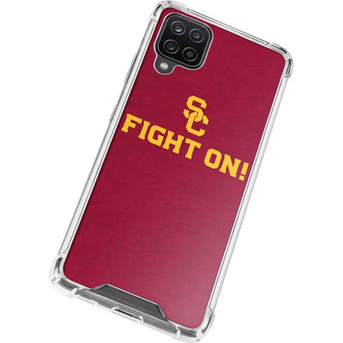 University of Southern California USC Fight On Galaxy A12 Clear Case