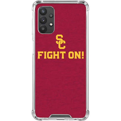 University of Southern California USC Fight On Galaxy A32 5G Clear Case