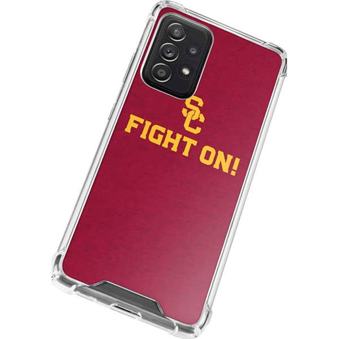 University of Southern California USC Fight On Galaxy A52 5G Clear Case