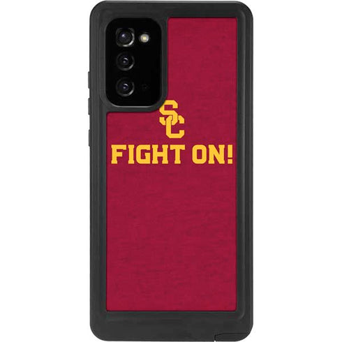 University of Southern California USC Fight On Galaxy Note20 5G Waterproof Case