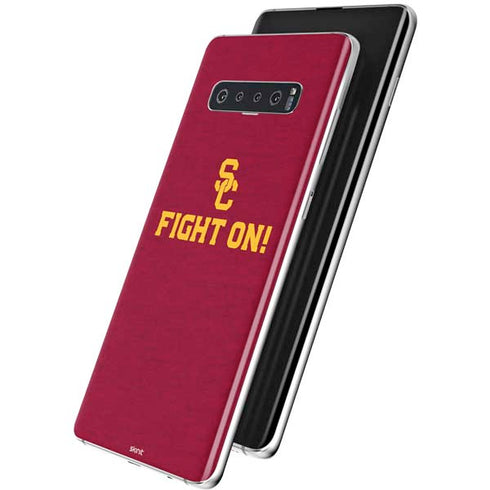 University of Southern California USC Fight On Galaxy S10 Plus Skin