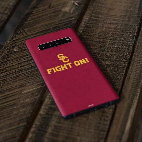 University of Southern California USC Fight On Galaxy S10 Plus Skin
