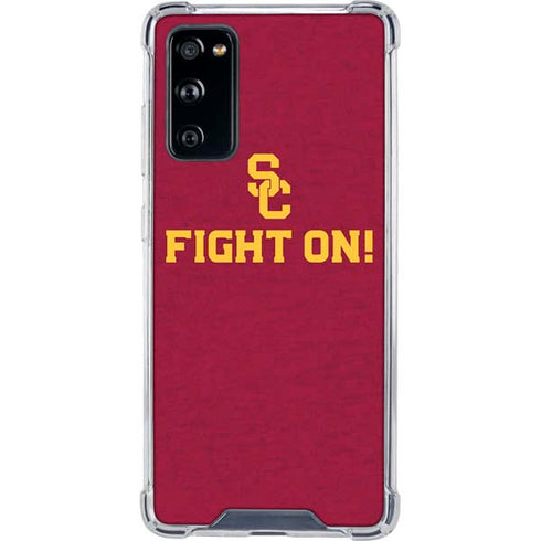 University of Southern California USC Fight On Galaxy S20 FE Clear Case