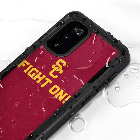 University of Southern California USC Fight On Galaxy S20 Waterproof Case
