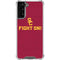 University of Southern California USC Fight On Galaxy S21 FE Clear Case