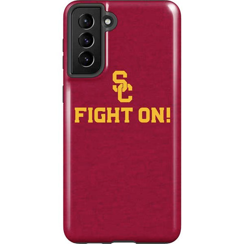 University of Southern California USC Fight On Galaxy S21 Plus 5G Pro Case