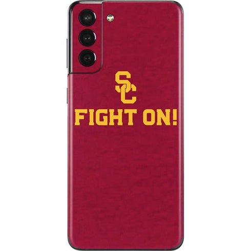 University of Southern California USC Fight On Galaxy S21 Plus 5G Skin