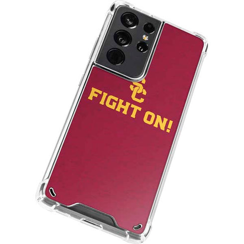 University of Southern California USC Fight On Galaxy S21 Ultra 5G Clear Case