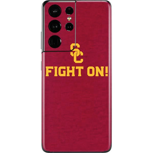 University of Southern California USC Fight On Galaxy S21 Ultra 5G Skin