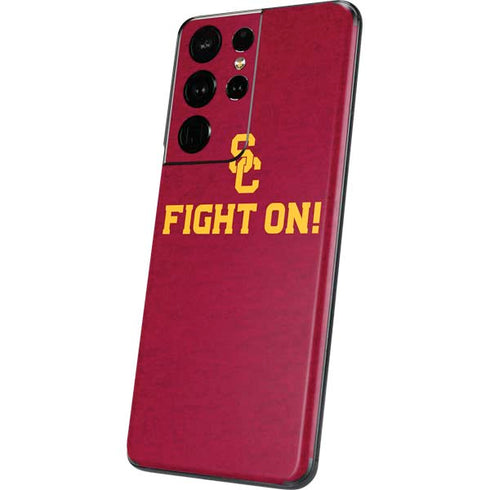 University of Southern California USC Fight On Galaxy S21 Ultra 5G Skin