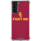 University of Southern California USC Fight On Galaxy S22 Clear Case