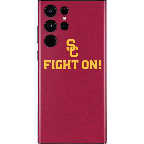 University of Southern California USC Fight On Galaxy S22 Ultra Skin