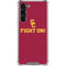 University of Southern California USC Fight On Galaxy S23 Plus Clear Case