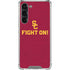 University of Southern California USC Fight On Galaxy S23 Plus Clear Case