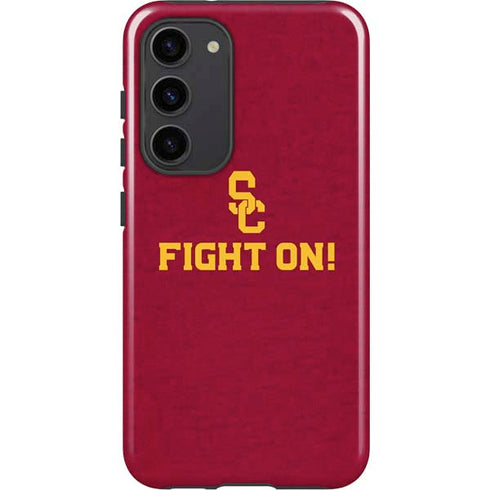 University of Southern California USC Fight On Galaxy S23 Plus Pro Case