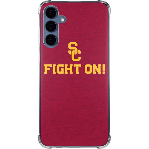 University of Southern California USC Fight On Galaxy S24 Clear Case