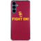University of Southern California USC Fight On Galaxy S24 Clear Case