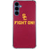 University of Southern California USC Fight On Galaxy S24 Clear Case