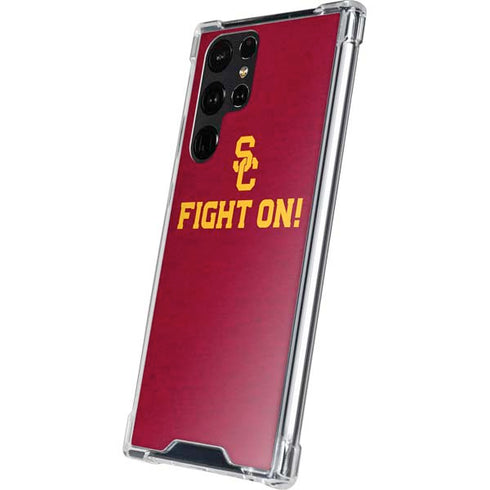 University of Southern California USC Fight On Galaxy S24 Ultra Clear Case