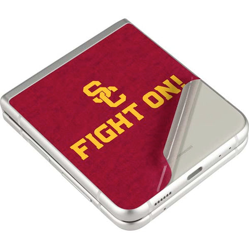 University of Southern California USC Fight On Galaxy Z Flip3 5G Skin