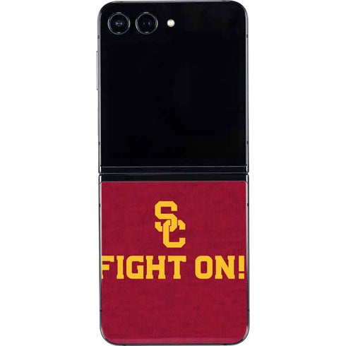 University of Southern California USC Fight On Galaxy Z Flip5 5G Skin