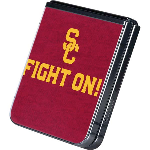 University of Southern California USC Fight On Galaxy Z Flip5 5G Skin