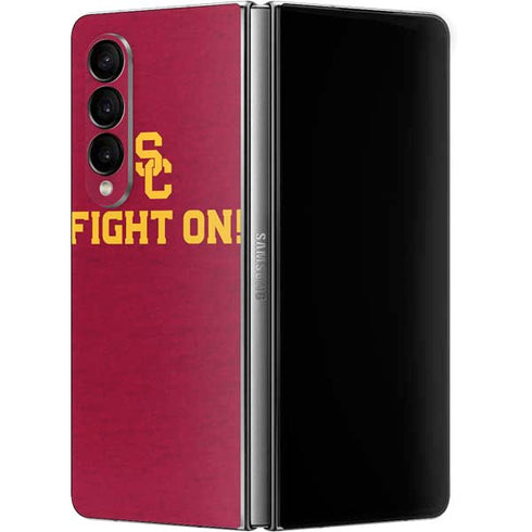 University of Southern California USC Fight On Galaxy Z Fold4 5G Skin