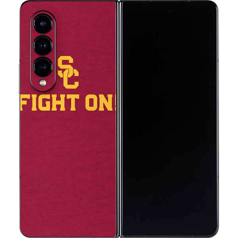 University of Southern California USC Fight On Galaxy Z Fold4 5G Skin