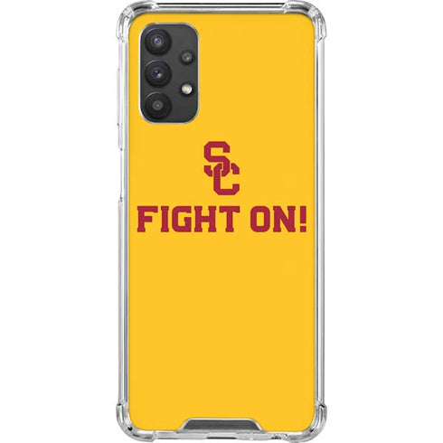 University of Southern California USC Fight On Gold Galaxy A32 5G Clear Case