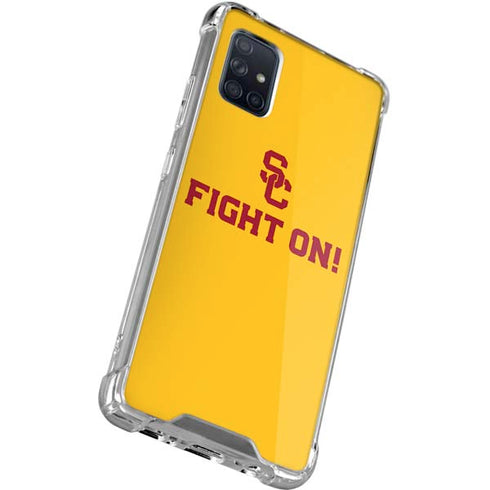University of Southern California USC Fight On Gold Galaxy A71 5G Clear Case