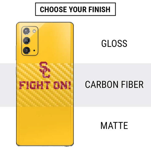 University of Southern California USC Fight On Gold Galaxy Note20 5G Skin