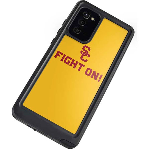 University of Southern California USC Fight On Gold Galaxy Note20 5G Waterproof Case