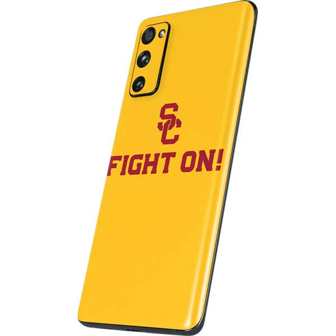 University of Southern California USC Fight On Gold Galaxy S20 Fan Edition Skin