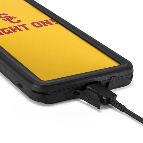 University of Southern California USC Fight On Gold Galaxy S20 Plus Waterproof Case