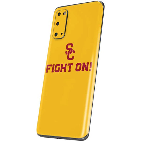 University of Southern California USC Fight On Gold Galaxy S20 Skin