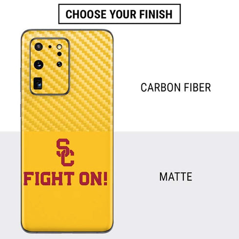 University of Southern California USC Fight On Gold Galaxy S20 Ultra 5G Skin