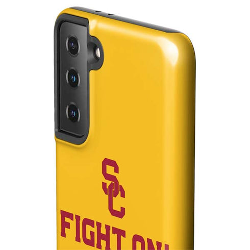 University of Southern California USC Fight On Gold Galaxy S21 FE Pro Case