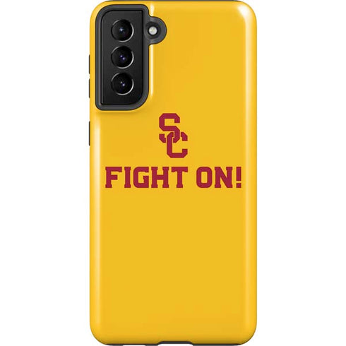 University of Southern California USC Fight On Gold Galaxy S21 Plus 5G Pro Case
