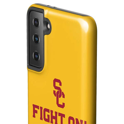 University of Southern California USC Fight On Gold Galaxy S21 Plus 5G Pro Case