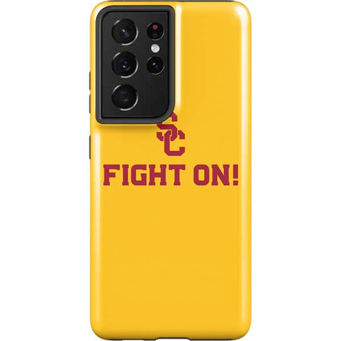 University of Southern California USC Fight On Gold Galaxy S21 Ultra 5G Pro Case