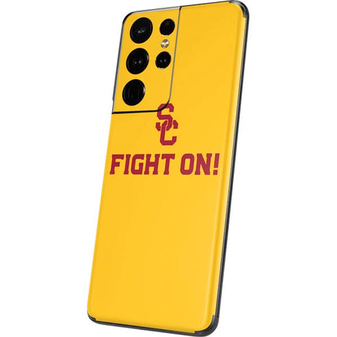 University of Southern California USC Fight On Gold Galaxy S21 Ultra 5G Skin