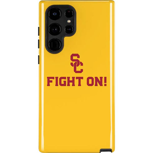 University of Southern California USC Fight On Gold Galaxy S22 Ultra Pro Case