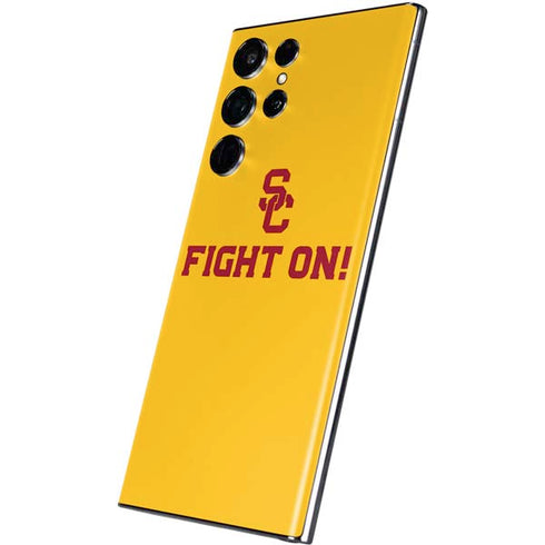 University of Southern California USC Fight On Gold Galaxy S22 Ultra Skin