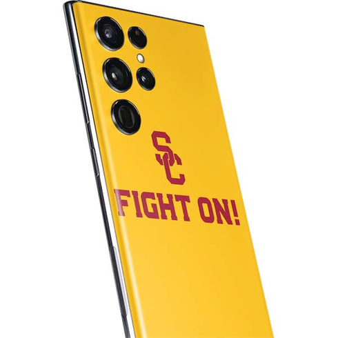 University of Southern California USC Fight On Gold Galaxy S22 Ultra Skin