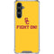 University of Southern California USC Fight On Gold Galaxy S23 FE Clear Case