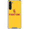 University of Southern California USC Fight On Gold Galaxy S23 Plus Clear Case